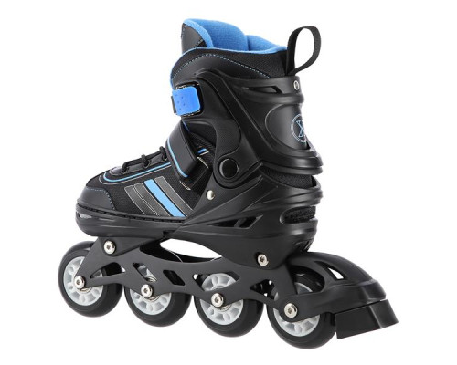 Роликові ковзани 2в1 NILS EXTREME NH18191 розмір L 39-42, чорно-сині