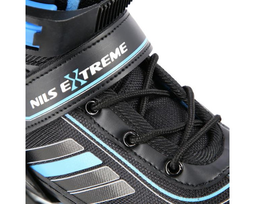 Роликові ковзани 2в1 NILS EXTREME NH18191 розмір L 39-42, чорно-сині