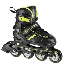 Роликові ковзани 2в1 NILS EXTREME NH18191 розмір L 39-43, чорно-жовті