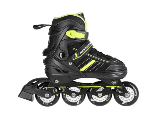 Роликові ковзани 2в1 NILS EXTREME NH18191 розмір L 39-43, чорно-жовті