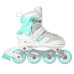 Роликові ковзани 2в1 NILS EXTREME NH18191 розмір S 29-33, біло-блакитні