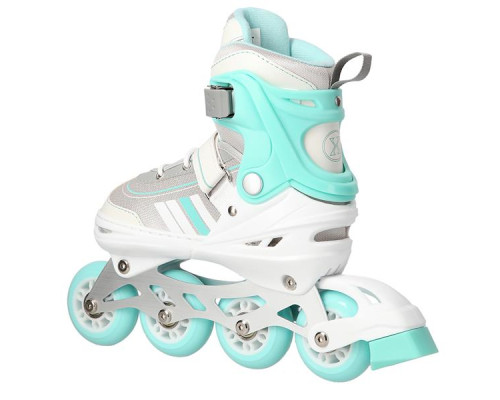 Роликові ковзани 2в1 NILS EXTREME NH18191 розмір S 29-33, біло-блакитні