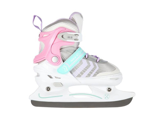 Роликові ковзани 4в1 NILS EXTREME NH18192 розмір S 29-33, біло-рожеві