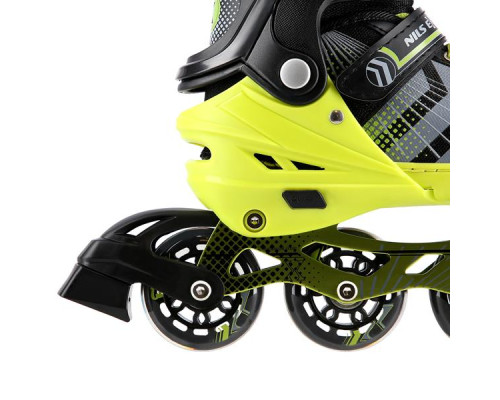 Роликові ковзани 4в1 NILS EXTREME NH18192 розмір S 29-33, чорно-жовті