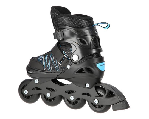 Роликові ковзани 2в1 NILS EXTREME NH11912A розмір S 31-34, чорно-блакитні