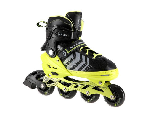 Роликові ковзани 4в1 NILS EXTREME NH18192 розмір M 34-38, чорно-жовті