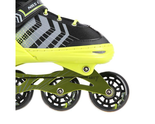 Роликові ковзани 4в1 NILS EXTREME NH18192 розмір M 34-38, чорно-жовті