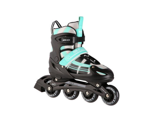 Роликові ковзани 2в1 NILS EXTREME NH18366A розмір M 35-38, чорно-зелені