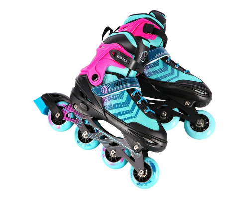 Роликові ковзани 4в1 NILS EXTREME NH18192A розмір S 29-33, різнокольорові