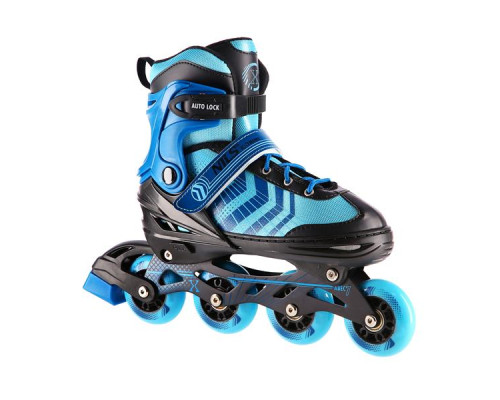 Роликові ковзани 4в1 NILS EXTREME NH18192A розмір S 29-33, чорно-сині