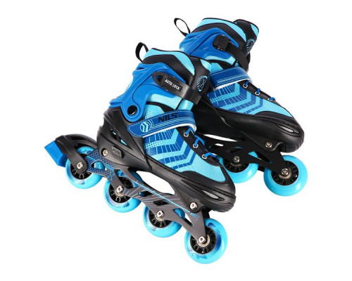 Роликові ковзани 4в1 NILS EXTREME NH18192A розмір M 34-38, чорно-сині