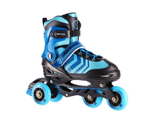 Роликові ковзани 4в1 NILS EXTREME NH18192A розмір M 34-38, чорно-сині