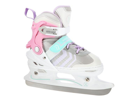 Роликові ковзани 4в1 NILS EXTREME NH18192 розмір M 34-38, біло-рожеві