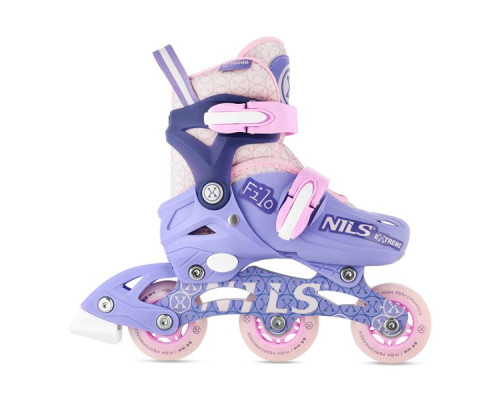 Роликові ковзани NILS EXTREME NA13102 розмір XS 26-29, фіолетово-рожеві