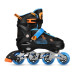Роликові ковзани NILS EXTREME NA13808 розмір M 34-37, чорно-сині