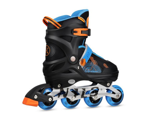 Роликові ковзани NILS EXTREME NA13808 розмір M 34-37, чорно-сині