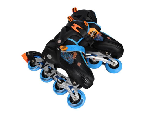 Роликові ковзани NILS EXTREME NA13808 розмір M 34-37, чорно-сині