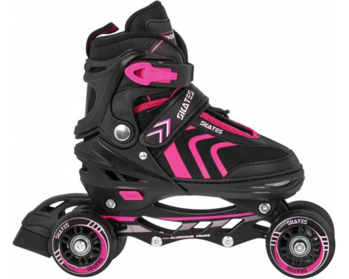 Набір роликових ковзанів 4 в 1 Розмір 29-33 Рожевий