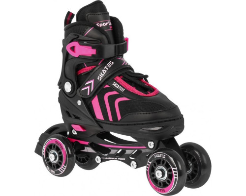Набір роликових ковзанів 4 в 1 Розмір 29-33 Рожевий