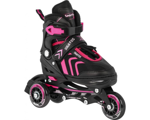 Набір роликових ковзанів 4 в 1 Розмір 29-33 Рожевий