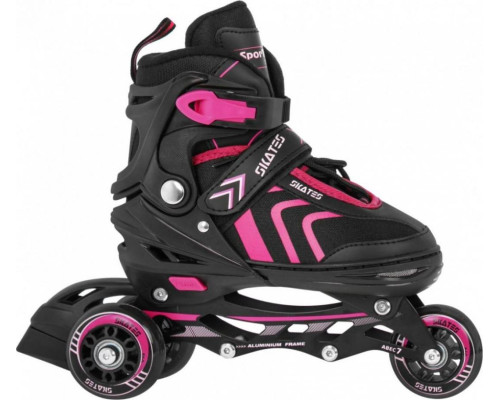Набір роликових ковзанів 4 в 1 Розмір 29-33 Рожевий