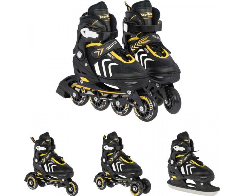 Набір роликових ковзанів 4 в 1 Розмір 34-38 Жовтий