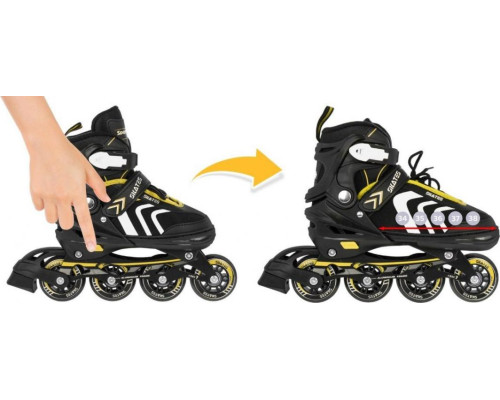 Набір роликових ковзанів 4 в 1 Розмір 34-38 Жовтий