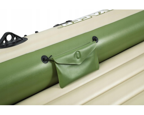 Човен надувний Bestway Voyager X3 Raft 294 х 137 см, зелено-бежевий