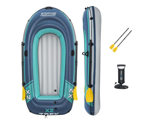 Надувний човен Trek X2 232 x 118 см Bestway 61153 Надувний човен Trek X2 232 x 118 см Bestway 61153