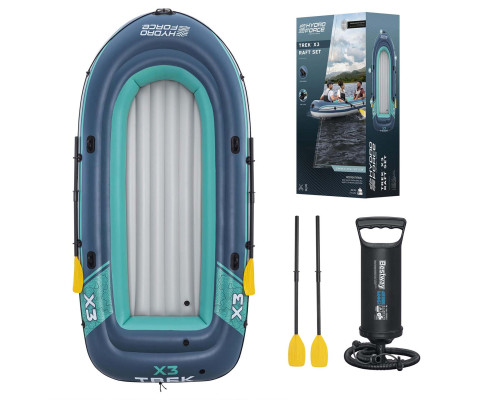 Надувний човен Trek X3 Raft 294 x 137 см Bestway 61154 Надувний човен Trek X3 Raft 294 x 137 см Bestway 61154