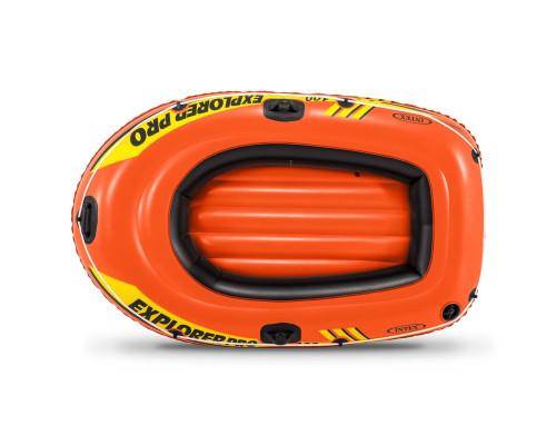 Човен надувний Intex Explorer Pro 100 160 x 94 x 29 см, помаранчевий