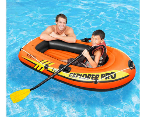 Човен надувний Intex Explorer Pro 100 160 x 94 x 29 см, помаранчевий