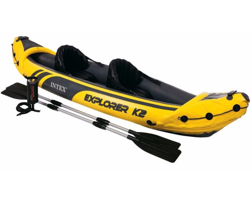 Надувний човен-байдарка EXPLORER K2 Intex 68307 (312 x 91 x 51см)