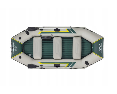 Човен надувний Bestway Hydro-Force Ranger Elite X4320 х 148 см, зелено-бежевий