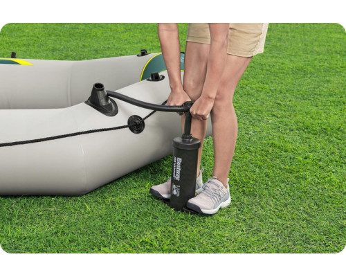 Човен надувний Bestway Hydro-Force Ranger Elite X4320 х 148 см, зелено-бежевий
