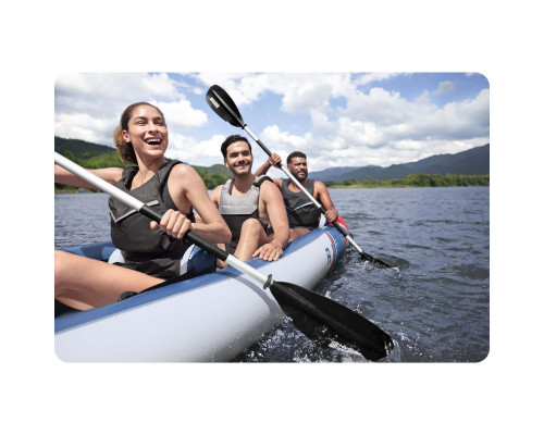 Каяк надувний Bestway 65132 Hydro-Force Rapid X3 381 х 100 см Каяк надувний Bestway 65132 Hydro-Force Rapid X3 381 х 100 см