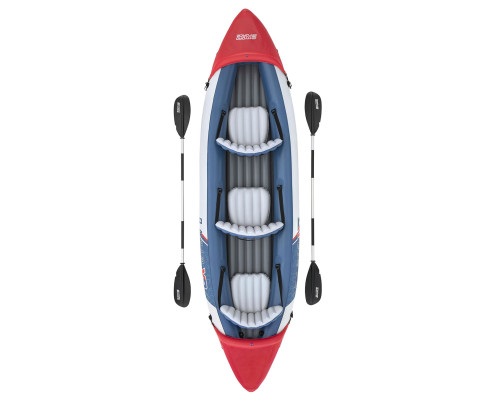 Каяк надувний Bestway 65132 Hydro-Force Rapid X3 381 х 100 см Каяк надувний Bestway 65132 Hydro-Force Rapid X3 381 х 100 см