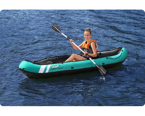 Каяк надувний Bestway Hydro-Force Ventura Elite X1 280 х 86 см, блакитно-чорний
