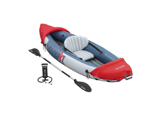 Каяк надувний Bestway Hydro-Force Rapid X1 290 x 91 см, синьо-червоний