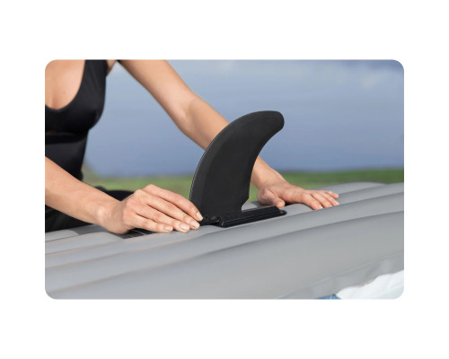 Каяк надувний Bestway Hydro-Force Rapid X1 290 x 91 см, синьо-червоний