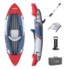 Каяк надувний Bestway Hydro-Force Rapid X1 290 x 91 см, синьо-червоний