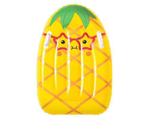 Дошка надувна для плавання Bestway 42049 Ананас, 84 х 56 см