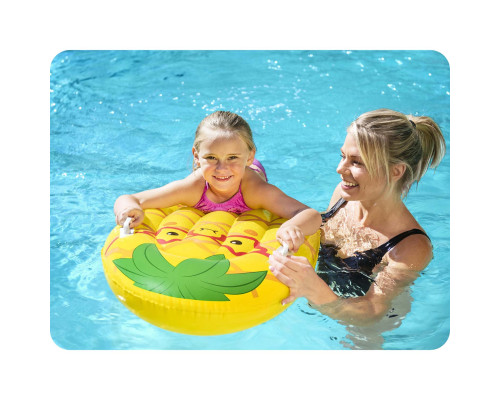 Дошка надувна для плавання Bestway 42049 Ананас, 84 х 56 см