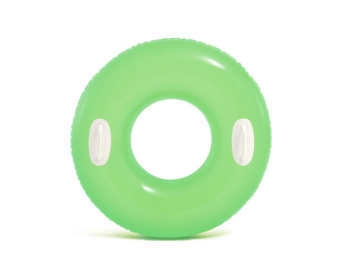 Коло надувне з ручками INTEX 59258 зелене, 76 см