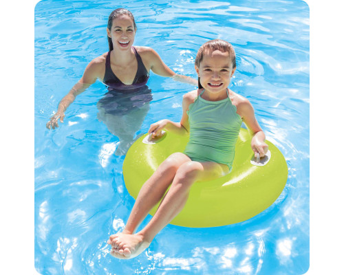 Коло для плавання надувне INTEX 59258 жовте, 76 см