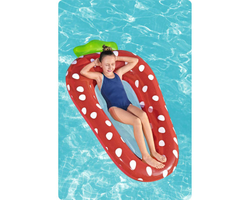 Пліт надувний для басейну Bestway 43644 Полуниця, 178 х 103 см