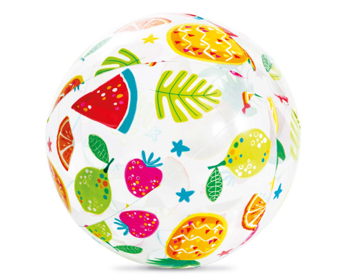 М'яч надувний пляжний INTEX 59040 Фрукти, 51 см