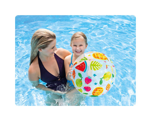 М'яч надувний пляжний INTEX 59040 Фрукти, 51 см