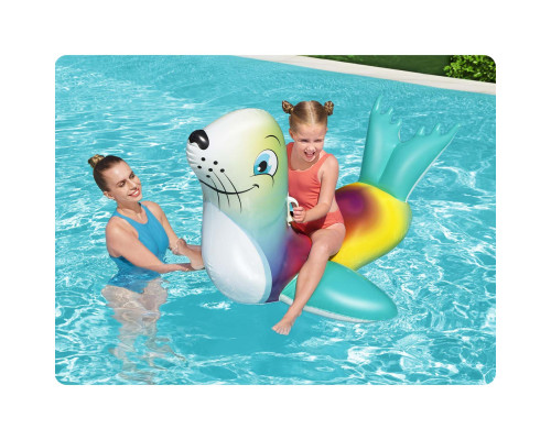 Пліт надувний з ручками Bestway 41479 Тюлень, 157 x 114 см