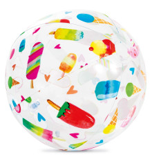 М'яч надувний пляжний INTEX 59040 Морозиво, 51 см